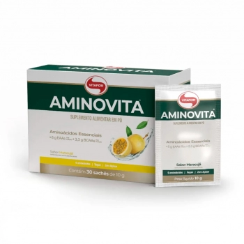 AMINOVITA C/30 SACHES 10G MARACUJA VITAFOR