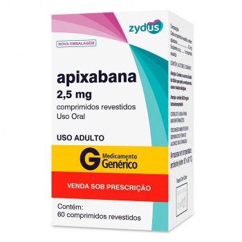 APIXABANA 2,5MG 60COMP ZYDUS