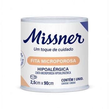 FITA MICROPORE BEGE 2.5CMX0.9M MISSNER