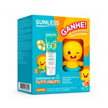 SUNLESS CORP.KIDS FPS60 120G+BONECO LESSITO
