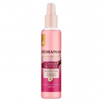 BODY SPLASH CEREJA E AVELA 190ML HIDRAMAIS
