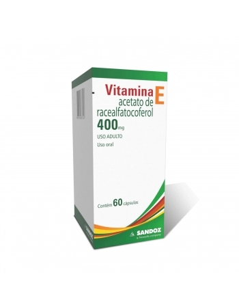 VITAMINA E 400MG 60CAPS SANDOZ