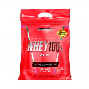 WHEY 100% PURE GELATO DI LATTE REFIL 900G INTEGRALMEDICA