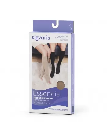 MEIA 3/4 20/30 ALGODÃO SEM PONTEIRA G2 282 BEGE SIGVARIS