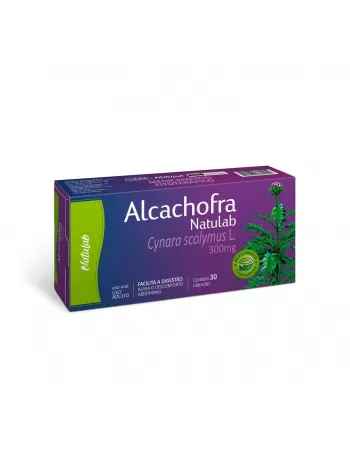 ALCACHOFRA 300MG 30CAPS NATULAB