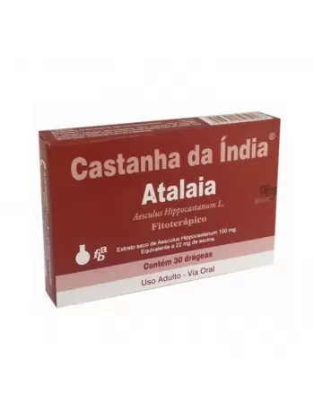 CASTANHA DA INDIA 100MG 30CAP ATALAIA