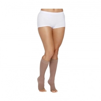 MEIA 3/4 20/30 ALTA COMPRESSÃO SEM PONTEIRA MEL GG 1887 KENDALL