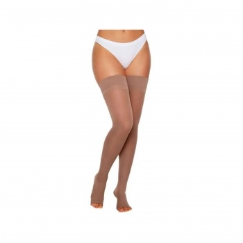 MEIA CALÇA 20/30 ALTA COMPRESSÃO SEM PONTEIRA MEL P 1891 KENDALL