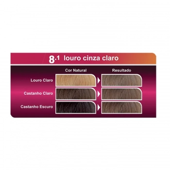 BEAUTYCOLOR BELA&COR 8.1 LOURO CINZA CLARO