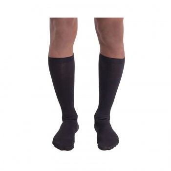 MEIA 3/4 18/21 MÉDIA COMPRESSÃO MASCULINA COM PONTEIRA PRETA M 1812 KENDALL