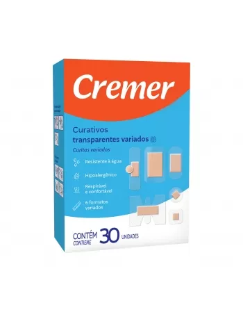 CURATIVOS VARIADOS TRANSPARENTE C/30 CREMER