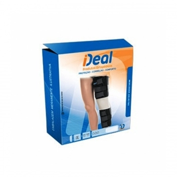 IMOBILIZADOR JOELHO FIXO 60CM CINZA MG CI-024 IDEAL