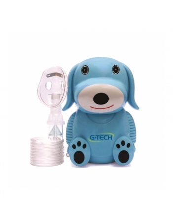 CONJUNTO INALADOR COMPRESSOR NEBDOG AZUL G-TECH