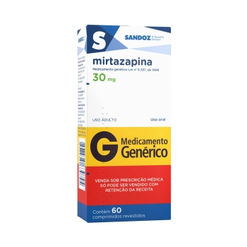 MIRTAZAPINA 30MG 60COMP C1* SANDOZ G