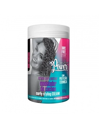 CREME PENTEAR SOUL POWER MODELADOR DE CACHOS 800G BEAUTYCOLOR